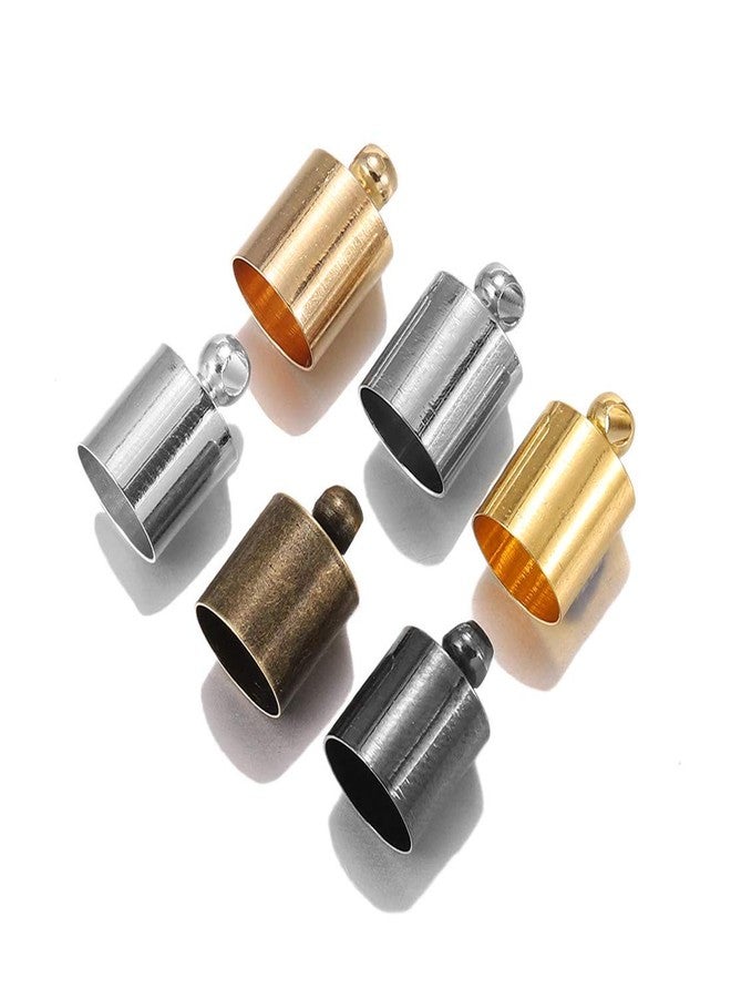 دي آي واي كرافتس أشغال يدوية يدوية، المقاس: 10 × 14 مم، اللون: متعدد الألوان، عبوة متنوعة من 50 قطعة/مجموعة، أغطية طرفية من خيوط جلدية مزينة بشرابات وخرز، مقاسات 3، 4، 5، 6، 7، 8، 9، 10 مم (المقاس: 10 × 14 مم، اللون: متعدد الألوان) - Image 2